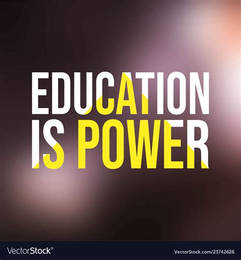 The Power of Education