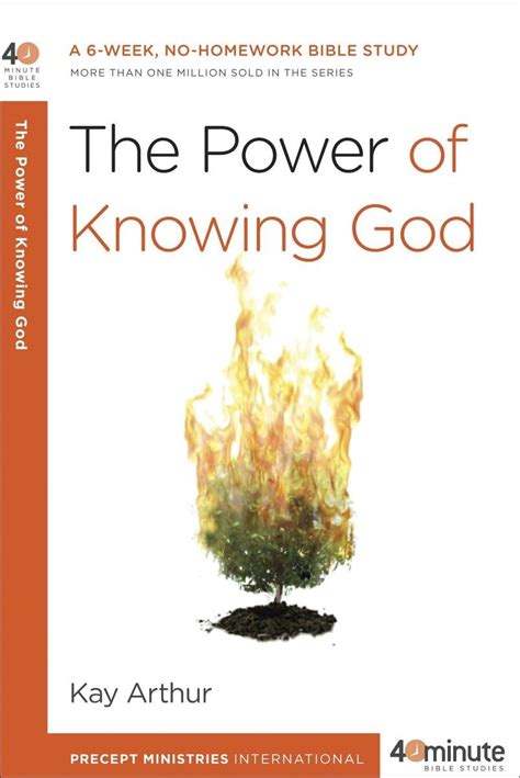 The Power of Knowing God A 6-Week No-Homework Bible Study 40-Minute Bible Studies Epub