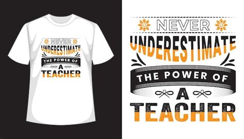 The Power of Teacher Team Shirts