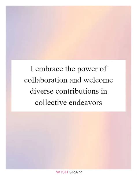 The Power of United Efforts: Embracing Earnest and Collective Endeavors