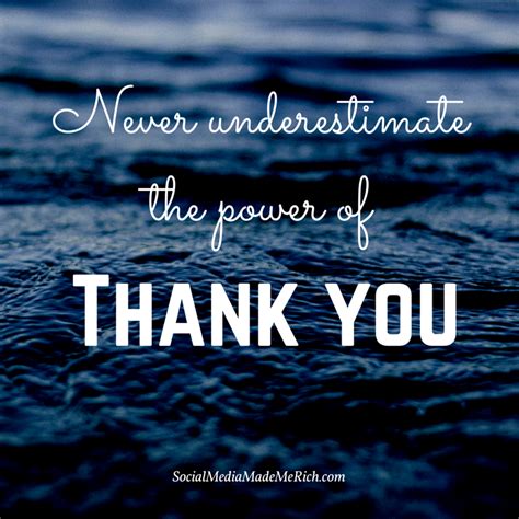 The Power of a "Thank You"