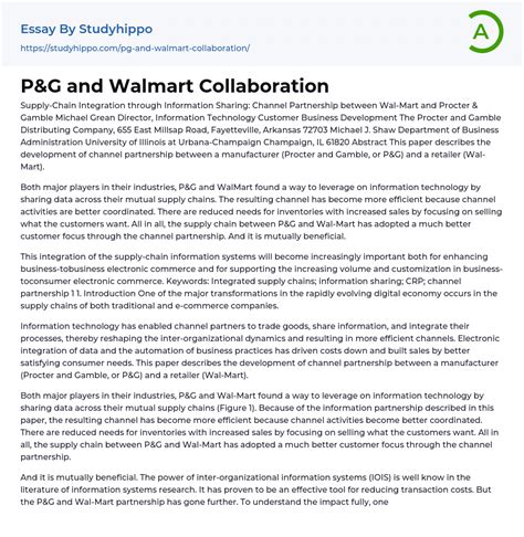 The Power of the Walmart Collaboration