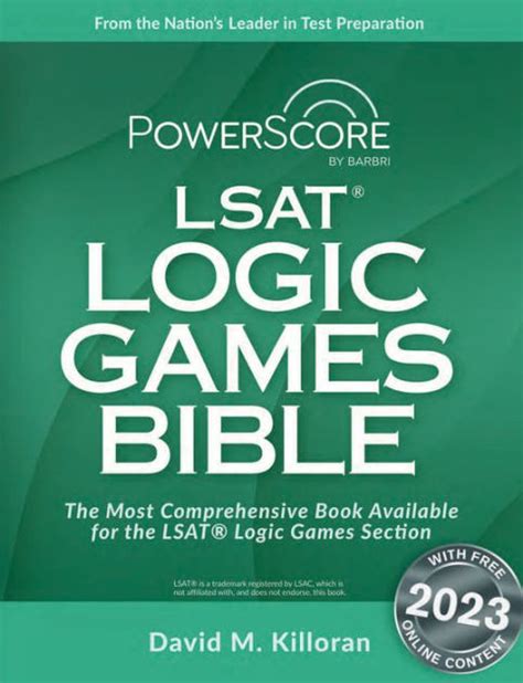 The PowerScore LSAT Logic Games Bible Ebook Doc