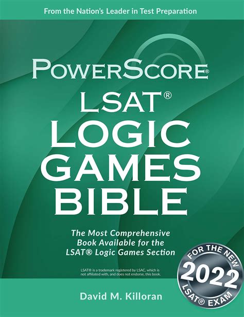 The PowerScore LSAT Logic Games Bible Powerscore Test Preparation Reader