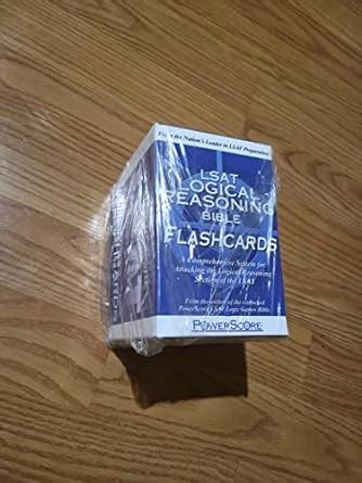 The PowerScore LSAT Logical Reasoning Bible Flashcards Powerscore Test Preparation Reader