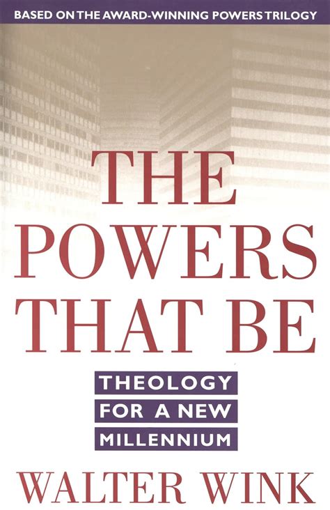 The Powers That Be Theology for a New Millennium PDF