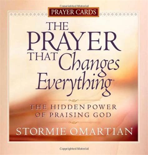 The Prayer That Changes Everything Prayer Cards The Hidden Power of Praising God Power of a Praying Epub