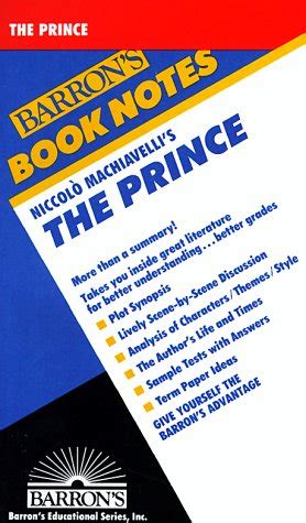 The Prince Barron s Book Notes PDF