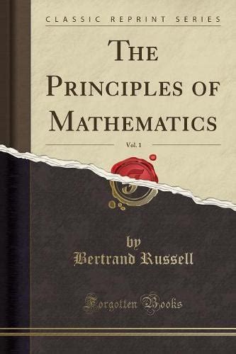 The Principles of Mathematics Classic Reprint Doc