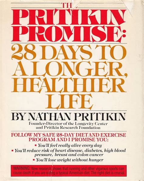 The Pritikin Promise: 28 Days to a Longer Healthier Life Ebook Doc