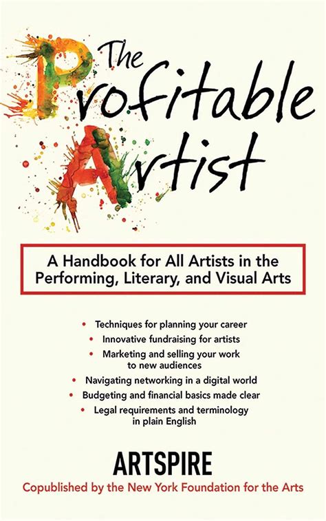 The Profitable Artist A Handbook for All Artists in the Performing, Literary, and Visual Arts Doc