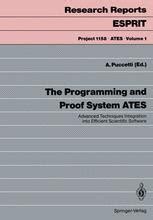 The Programming and Proof System ATES Advanced Techniques Integration into Efficient Scientific Soft Epub
