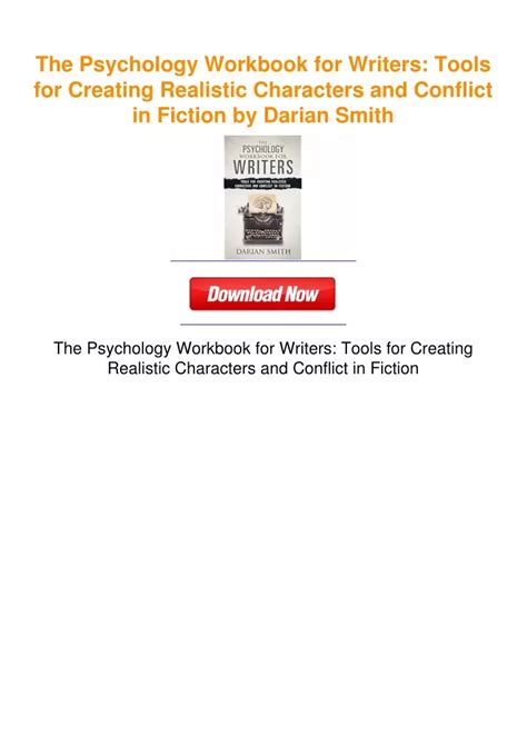 The Psychology Workbook for Writers Tools for creating realistic characters and conflict in fiction Kindle Editon