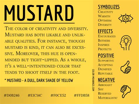 The Psychology of Mustard Color