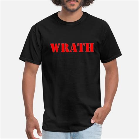 The Psychology of Wrath T-Shirts