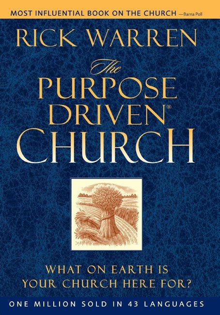 The Purpose-Driven Church What on Earth Is Your Church Here For Kindle Editon