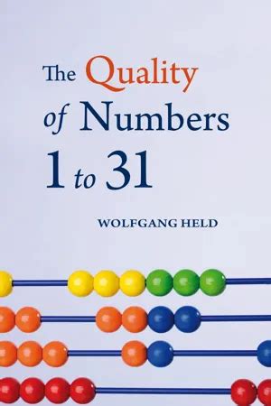 The Quality of Numbers 1 to 31 Epub