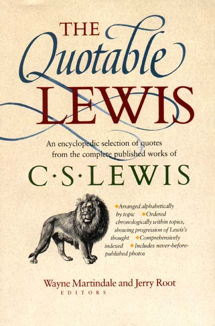 The Quotable Lewis Reader
