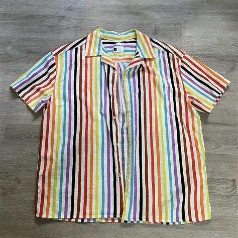 The Rainbow Button-Up: A Dash of Color for Every Occasion