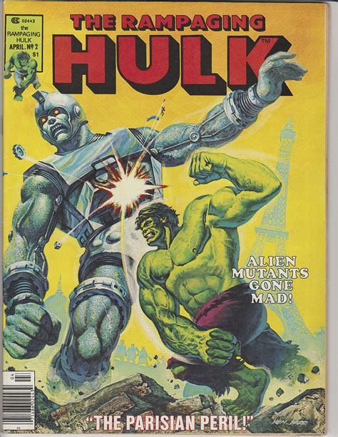 The Rampaging Hulk 2 Marvel Magazine Comic Reader