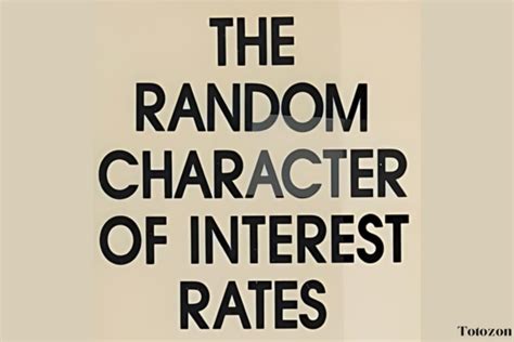 The Random Character of Interest Rates Epub