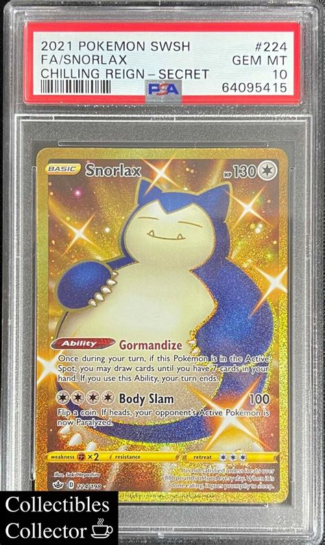 The Rarity of the Snorlax Gold Card