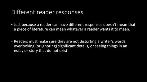 The Reader Responses to the Writer PDF