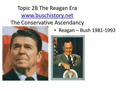 The Reagan Era: A Time of Conservative Ascendancy