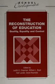 The Reconstruction of Education Quality, Equality and Control Epub