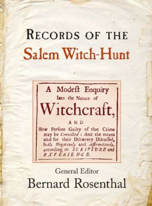 The Records of the Salem Witch Hunt Ebook Epub