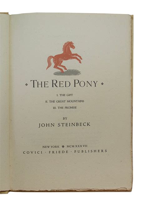 The Red Pony Large Type Edition Doc