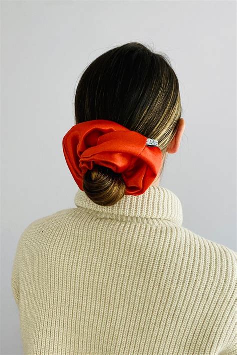 The Red Scrunchie: A Statement Accessory