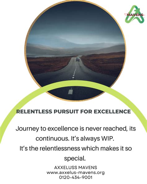 The Relentless Pursuit of Excellence: Unlocking the Power of Never Satisfied