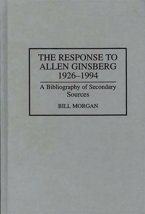 The Response to Allen Ginsberg Reader