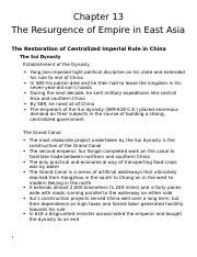 The Resurgence of Empire in East Asia: Chapter 13