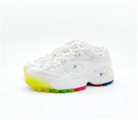 The Resurgence of Vintage Style: A Guide to the Fila Disruptor Neon White Chunky Sneakers Rainbow