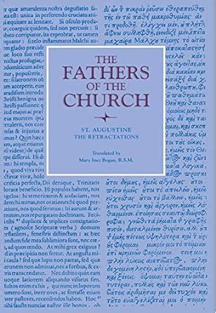 The Retractations Fathers of the Church Patristic Series Kindle Editon