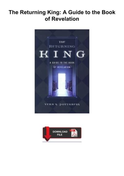 The Returning King A Guide to the Book of Revelation Reader