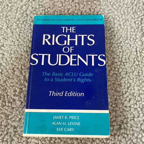 The Rights of Students: The Basic ACLU Guide to a Students Rights -- Third 3rd Edition Ebook PDF