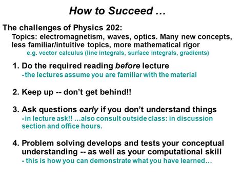 The Rigor of Physics: Understanding the Challenges