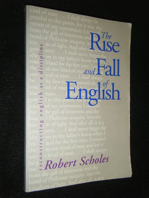 The Rise and Fall of English Reconstructing English as a Discipline Kindle Editon