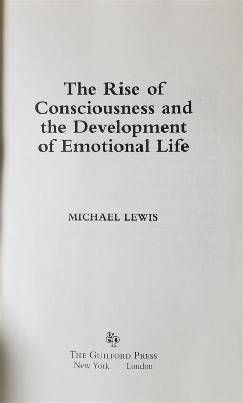 The Rise of Consciousness and the Development of Emotional Life PDF