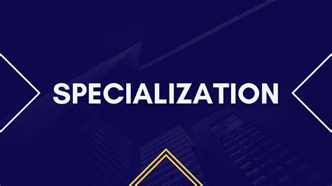 The Rise of Specialization