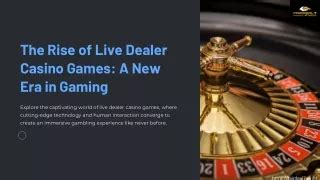 The Rise of the Digital Casino: A New Era in Online Gaming