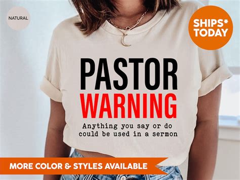 The Rise of the Pastor Warning Shirt