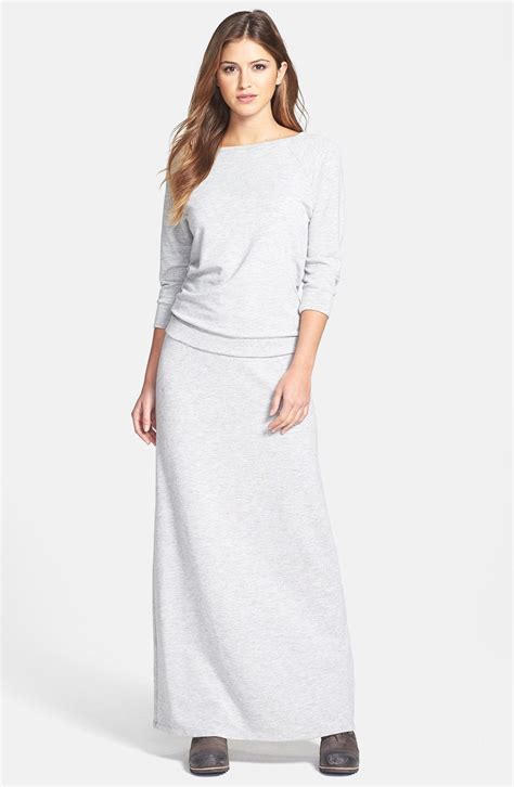 The Rise of the Sweatshirt Maxi Dress