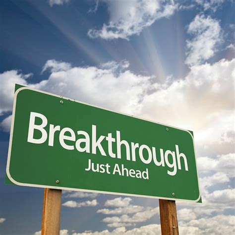 The Road to Breakthroughs