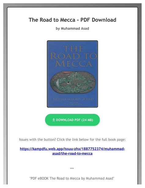 The Road to Mecca Ebook PDF