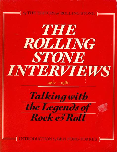 The Rolling Stone Interviews Talking With the Legends of Rock and Roll 1967-1980 PDF