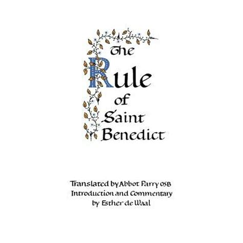 The Rule of Saint Benedict PDF